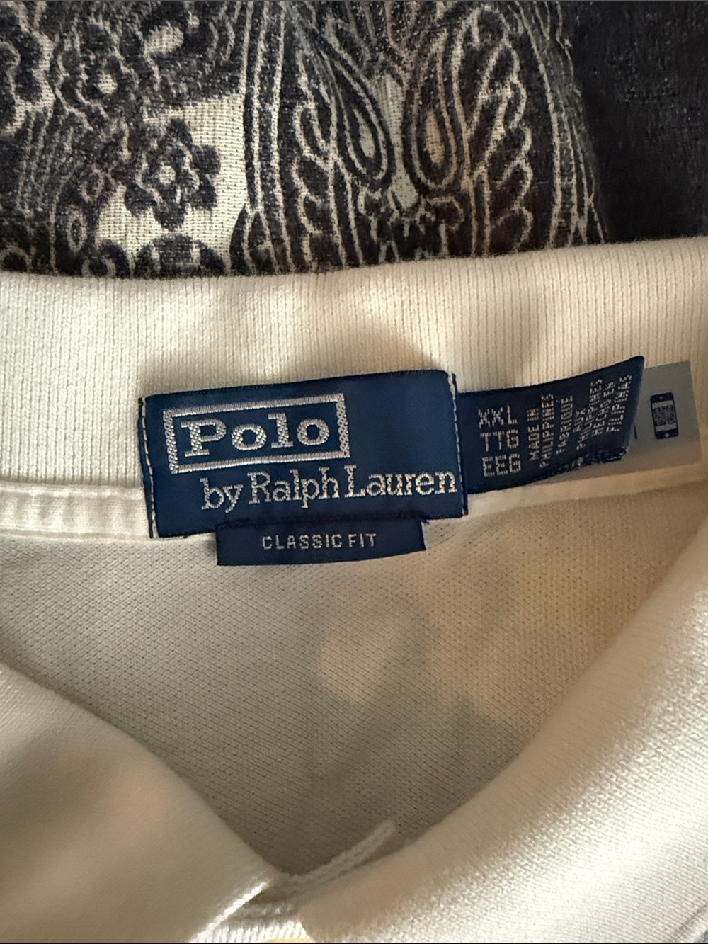 Polo by Ralph Lauren White Polo with Colorful Polo Player Graphic - Picture 2 of 3